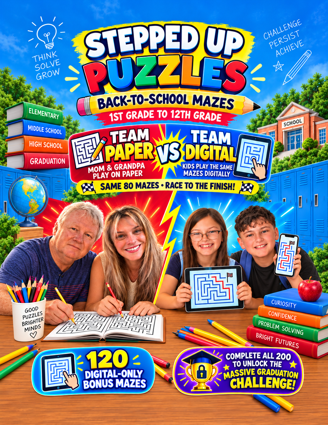 Front cover of Stepped Up Mazes